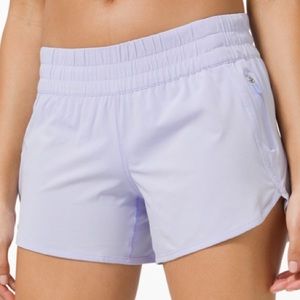 Lululemon Tracker Short V 4” Serene Blue Size 6